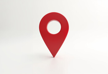 pointer with red pin