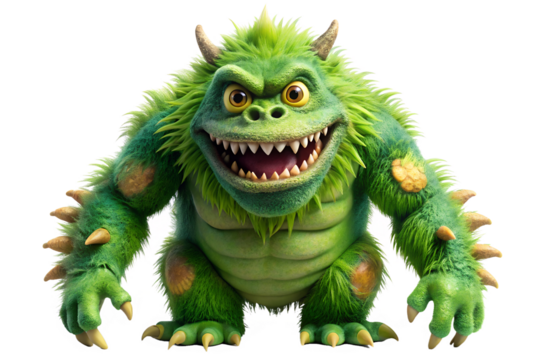 green dragon cartoon - Powered by Adobe