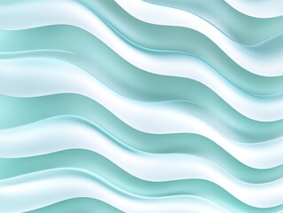 Obraz premium Abstract calming background with translucent waves for professional modern presentations