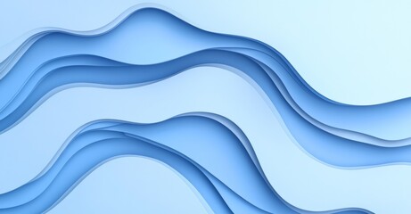 Fototapeta premium Minimalist abstract background with gradient dark blue colors and simple shapes for technology, web, or mobile app presentations