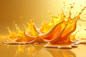 Yellow cheese natural textures liquid background