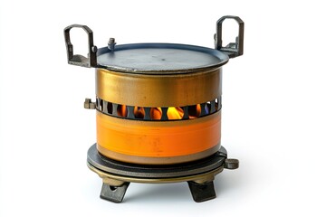 Camp stove isolated on white background