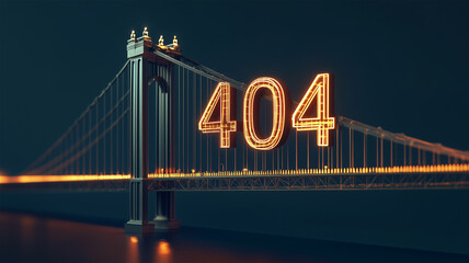 サスペンションブリッジスタイルの404デザイン