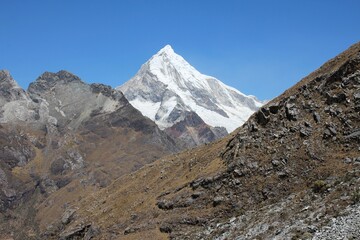 Trail to Lagoon 69 at Huascaran National Park, Ancash, Peru.