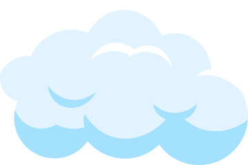 Light blue cloud floating gently in a clear sky, creating a serene atmosphere perfect for weather and meteorology related projects. Ideal for conveying tranquility and hope