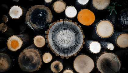 stack of wood wallpaper background