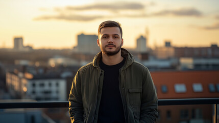 man in the city