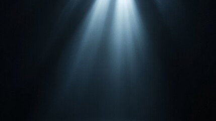 Spotlight on Black Background for Studio Use
