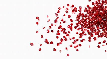 Isolated Cherry Clipping Path Over White Background Falling View