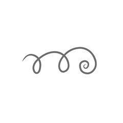 vintage swirl element