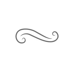 vintage swirl element