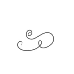 vintage swirl element