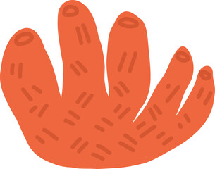 Ocean Algae Illustration in hand drawn style