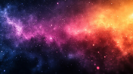 A vibrant, grainy dark purple, orange, and black gradient background with glowing pink and magenta highlights, evoking a sense of chaos, retro energy, and colorful texture with noise elements

