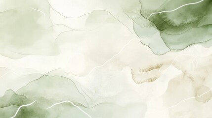 Abstract green watercolor texture background design
