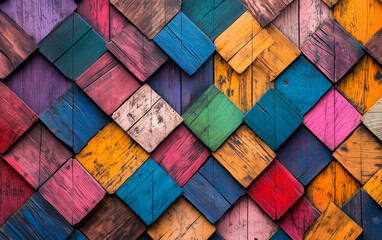 dark colorfull abstract wood wallpaper 6K