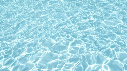 Obraz premium Blue colored clear water waves background