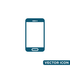 Simple Handphone Icon Design Template 