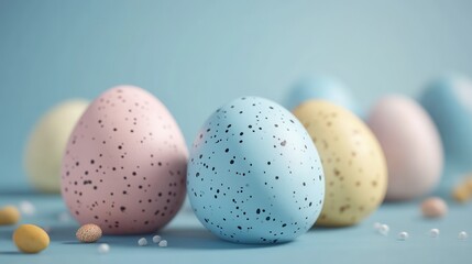 Ultra realistic easter egg banner for holiday celebrations and decor design