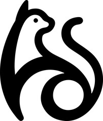 Obraz premium vector illustration design image icon logo symbol abstract modern unique animal modern