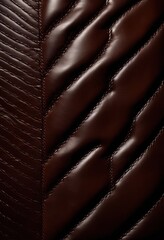 Naklejka premium close luxurious leather showcasing dynamic textures visually appealing details, luxury, finish, surface, design, pattern, shine, color, richness