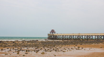 bridge at the beach
