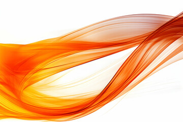 Abstract orange and brown flowing fabric design, perfect for backgrounds, website headers, or design elements.  High-resolution image.