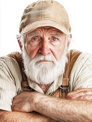 Elderly Man Wearing a Cap, Small business owner senior 