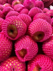 pile of apples at the market