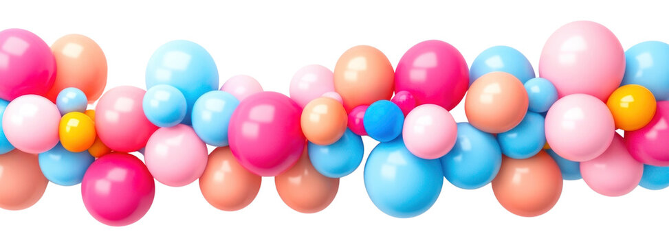 PNG Hanging color full balloon balloons colors white.