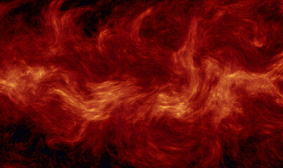Fototapeta premium Abstract fiery swirls, molten lava texture. Perfect for backgrounds, designs, and fiery themes. High-resolution digital art.