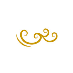gold swirl illustration