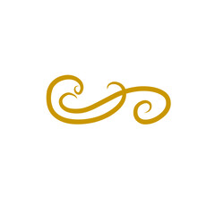 gold swirl illustration