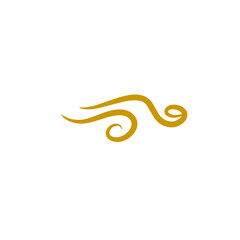 gold swirl illustration