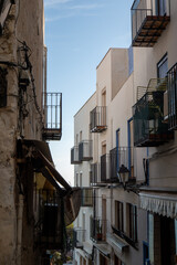 Stadthäuser in Peniscola, Provinz Castellón, Autonome Gemeinschaft Valencia, Spanien