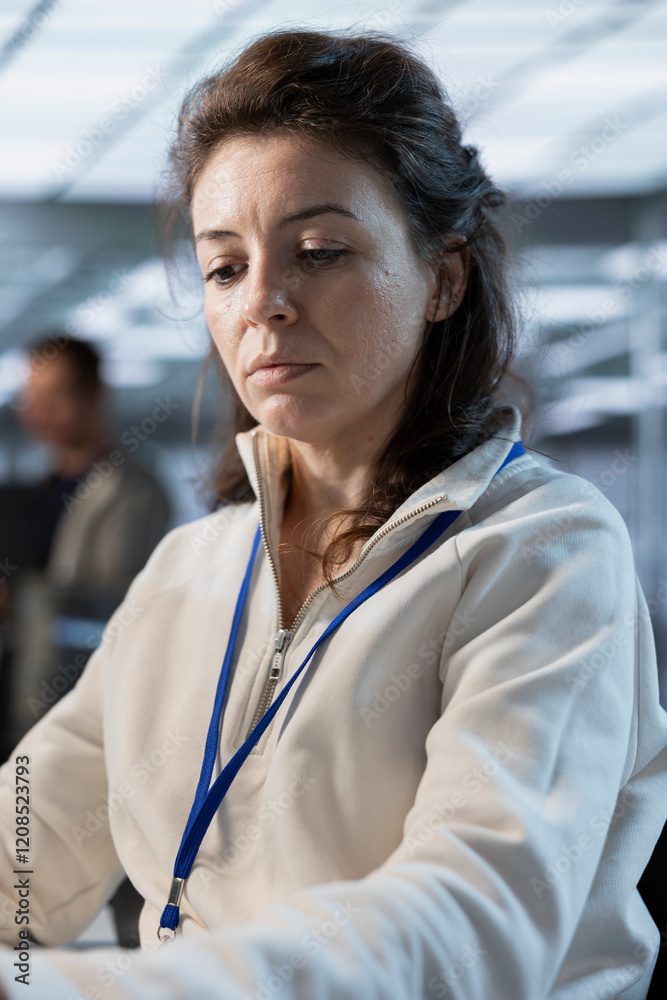 Poster data center system administrator developing disaster recovery plans ensuring minimal downtime. serve