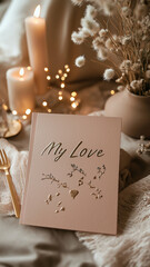 Fototapeta premium A book with the words 