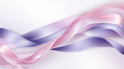 Explore a mesmerizing collection of abstract ribbons, showcasing vibrant hues of blue and pink in flowing designs.