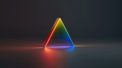 Celebrate National Science Day with a vibrant illustration of a prism, showcasing its colorful light spectrum in action.