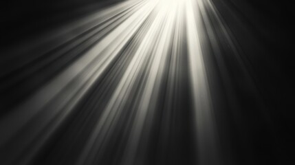 Obraz premium Radiant sunbeams streaming through dark clouds