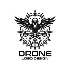 Drone Vector Logo Design