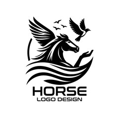 Obraz premium Horse Vector Logo Design