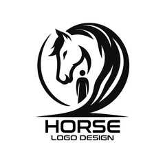 Obraz premium Horse Vector Logo Design