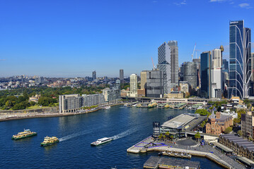 여객선,항해,바다,건물,고층빌딩,선착장,항구,더록스,The Rocks,시드니,호주 © JinChang