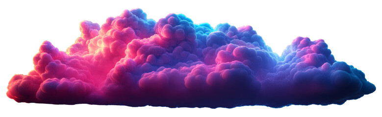 Spectacular Natural Phenomenon: Vibrant Colorful Clouds - obrazy, fototapety, plakaty