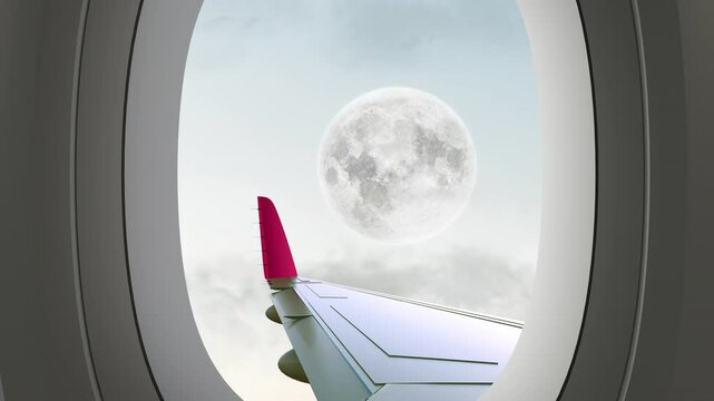  Sky View From Airoplan Window in 4K Resolution