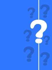 Question marks abstract background