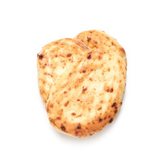 Tasty lavash on white background
