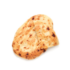 Fresh lavash on white background