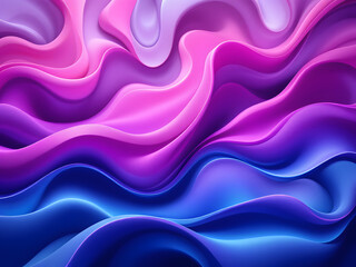 Obraz premium Abstract waves in gradient colors